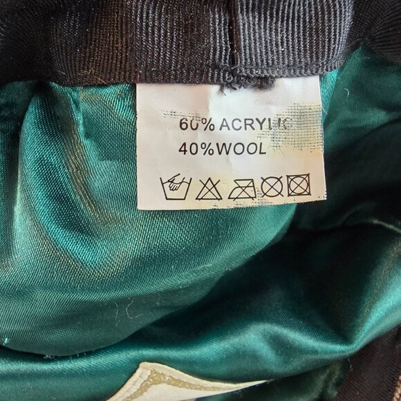 Patrick Francis Ireland Patchwork Flat Cap Small Brown Gray Wool Blend Tweed Hat - Picture 11 of 11